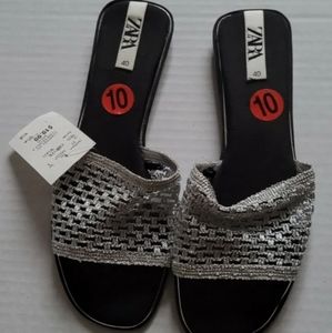 Zara Women's Black Sandals Size 40/10
